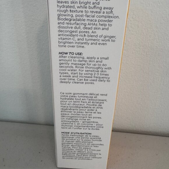 Sweet Chef Ginger Vitamin C Powershot Polishing Face Mask 100ml NEW Brightening - Picture 2 of 5